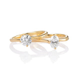 Oval Diamond Solitaire Ring