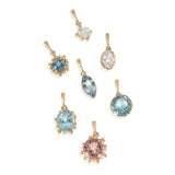 Classic Cluster 18ct Gold Pendant