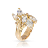 Gold Marquise Diamond Ring