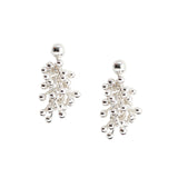 Large Gold Cluster Earrings