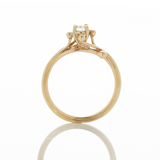 18ct Yellow Gold Solitaire Diamond Ring