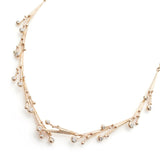 Statement Gold and Diamond Necklace