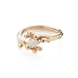 Pear Diamond Yellow Gold Ring