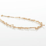 Statement Gold and Diamond Necklace