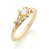18ct Yellow Gold Solitaire Diamond Ring