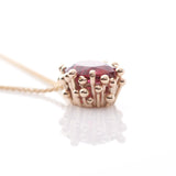 Rubellite Pendant Necklace