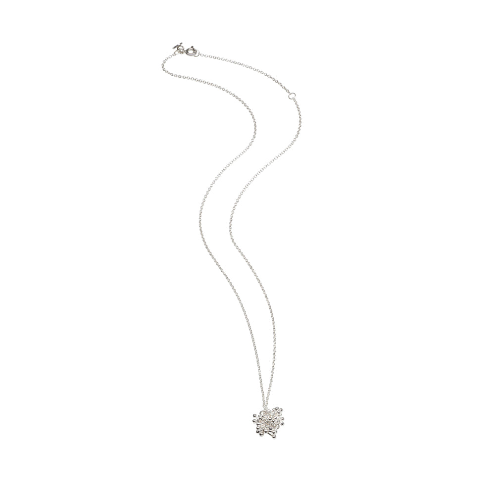 Silver "molecule" cluster and chain shown in full