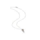 Small Silver Drop Necklace