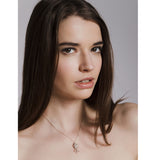 Small Silver Drop Necklace