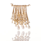 Pearls and Diamond Brooch