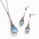 Aquamarine Drop Earrings