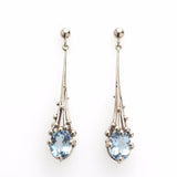 Aquamarine Drop Earrings