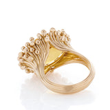 Oval Golden Beryl Ring