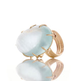 Aquamarine Gold Ring