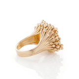 Citrine Gold Flow Ring