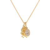 Oval Diamond Classic Cluster Pendant