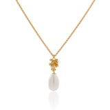 Droplet White Pearl Pendant