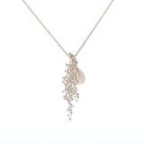 Delicate Adorn Pendant White Pearl Charm