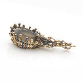 Smoky Quartz Abstract Pendant