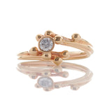 Yellow Gold Diamond Solitaire Ring