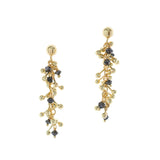 Black Diamond Drop Earrings