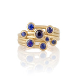 Multi Flow Sapphire Ring
