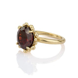Garnet Gold Ring
