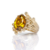 Olive Tourmaline Ring