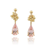 Pear Morganite Earrings