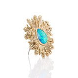 Opal Starburst Brooch