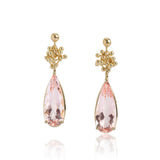 Pink Morganite Drop Earrings