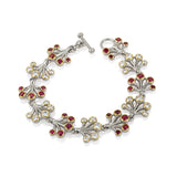 Platinum Ruby and Diamond Bracelet