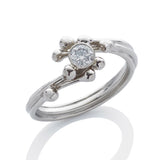 White Gold Diamond Solitaire Ring