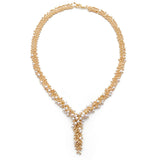 Statement Gold and Pearl Statement Necklace