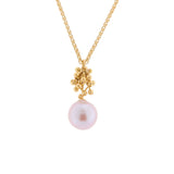 Natural Pink Round Pearl Pendant