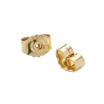 18ct gold butterfly backings. Yen Jewellery