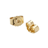 18ct gold butterfly backings. Yen Jewellery
